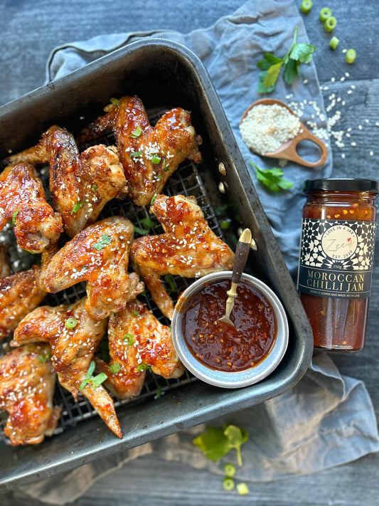 Sticky Chilli Jam Chicken Wings