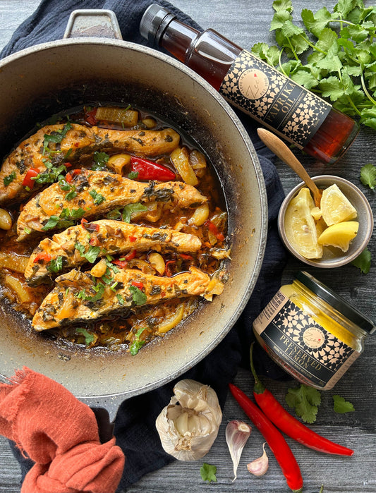 Spiced Moroccan Salmon w/ quinoa