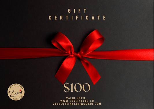 Zee's Love In a Jar Gift Card